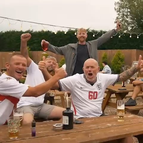 Match day at the pub